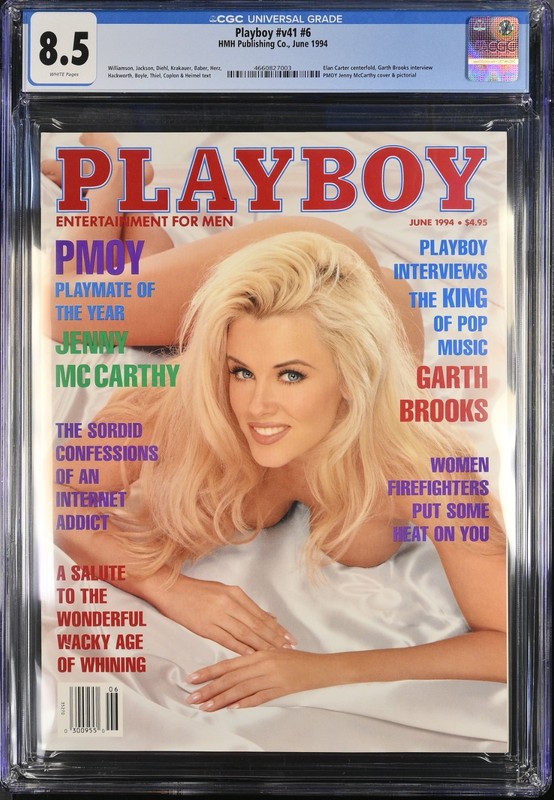 Playboy Magazine January 2003 Jenny McCarthy CGC 8.5 : 4660827003