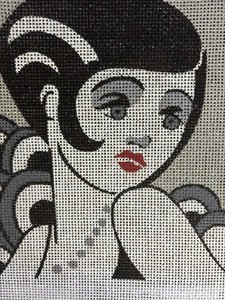 "Hotsy-Totsy" Printed Needlepoint Canvas