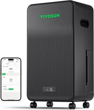VIVOSUN AeroDrain D12 Smart Dehumidifier Growing Environmental Humidity Control