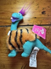 Vintage Russ Rubbles Jr 7" Plush Toy Fossil Friends Dinosaur Stuffed Animal