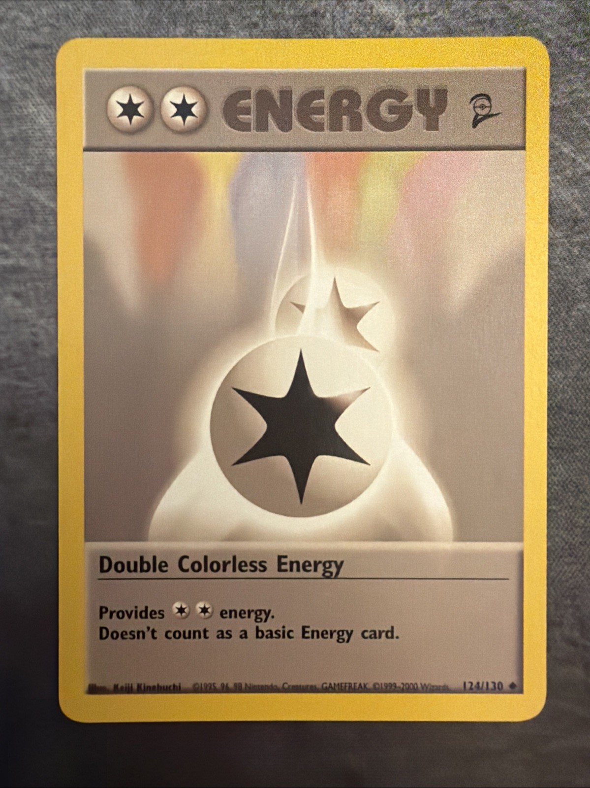 Double Colorless Energy 124/130 Normal | Base Set 2 Uncommon - MP