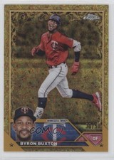2023 Topps Gilded Collection Gold Mini-Diamond Refractor 30/50 Byron Buxton 9b3