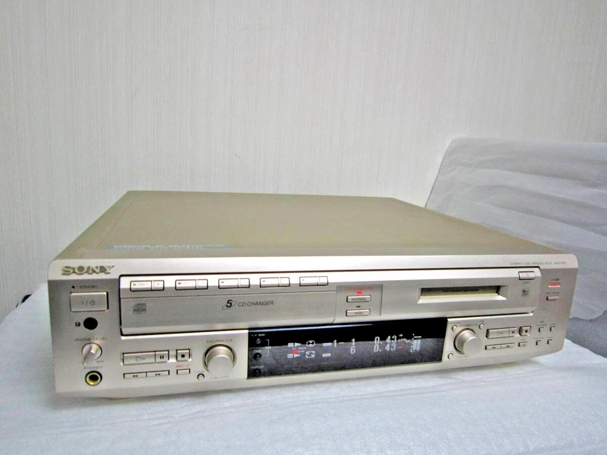 Stereo L/R RCA MiniDisc & CD Combo Recorder Home Audio MiniDisc