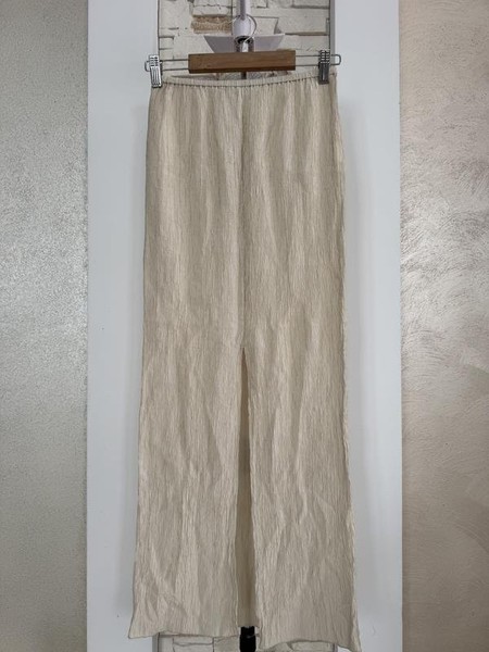 Women ARKET Skirt Beige Viscose 34 / XS / 42