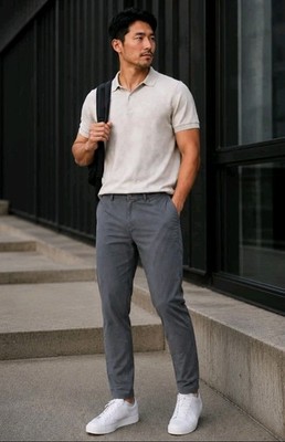Lululemon ABC Commission Pants Mens 31 Gray Warpstreme Stretch Slim Casual Dress