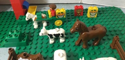 1996 LEGO DUPLO SET# 2694-MINI FARM & 2695-PONY CARRIAGE PLUS