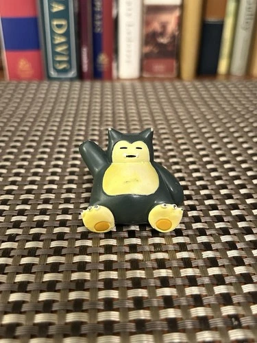 Snorlax TOMY Pokemon Figure CGTSJ 1999 Nintendo 2" - Vintage Authentic