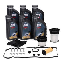 Getriebefilter Satz + 6L FUCHS Getriebe&ouml;l MB 236.22 f&uuml;r MERCEDES 8G-DCT 724.1