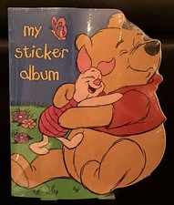 1997 Disney Winnie the Pooh My Sticker Album Sealed w Stickers SANDYLION Vintage