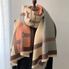 Winter Cashmere Scarf Women Luxury Print Female Shawl Wrap Scarves Lady Thick Wa