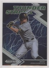2022 Panini Prizm Draft Picks Thunderstruck Silver Josh Kasevich #TH-JK 8x7