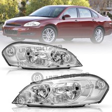 2pcs Headlights For 06-2013 Chevy Impala 2006-2007 Monte Carlo Clear Headlamps 2pcs Headlights For 06-2013 Chevy Impala 2006-2007 Monte Carlo Clear Headlamps