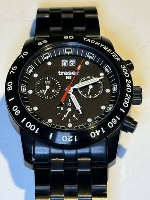 TRASER H3 CLASSIC CHRONO BIG DATE PRO BLUE T4004.357.37.01 Black