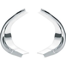 1966 1967 Chevrolet Nova Chevy Ii Outside Quarter Window Moldings Pair