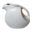 Vintage Fiestaware Disk Pitcher White Art Deco Fiesta HLC USA