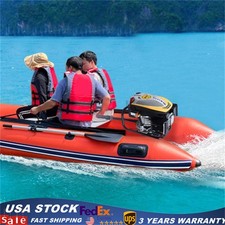 4-Stroke 9 HP Outboard Motor Gas powered Boat...
