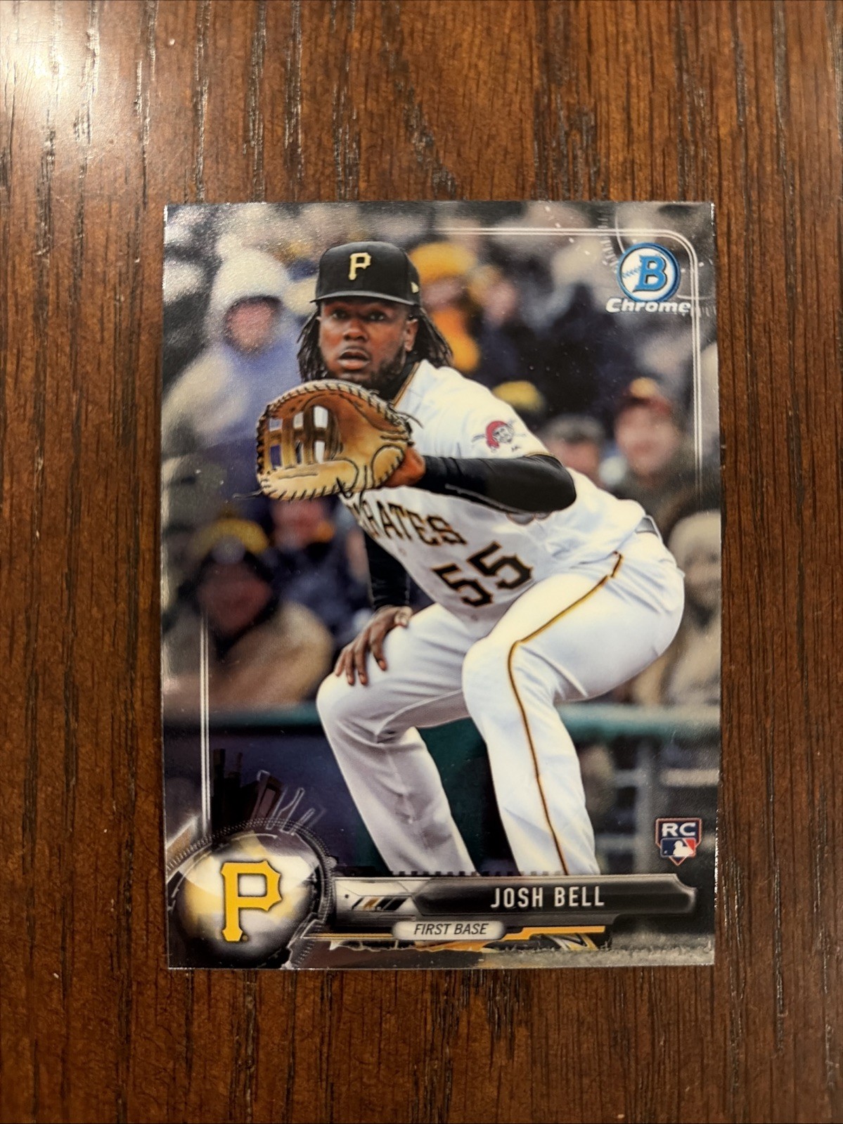 Josh Bell Rookie 2017 Bowman Chrome RC #70 - Pirates