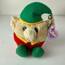 Elvin the Elf Puffkins Bean Bag Plush Limited Edition Christmas 1999 with Tag