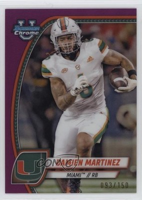 2024 Bowman U Chrome Fuchsia Refractor 93/150 Damien Martinez #49 6q5