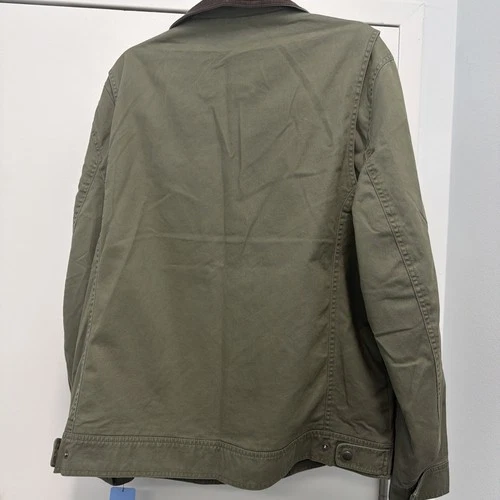 Men's L Green LUCKY BRAND FULL ZIP Bomber Jacket, 3-pockets, BRAND NEW WITH TAGS image 9
