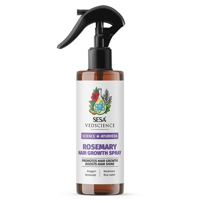 Sesa Rosemary Hair Growth Spray with 100% Natural Rosemary Extract, 200ml