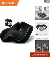 Extra Large Memory Foam Seat Cushions for Office Chairs, Pressure Relief Seat...