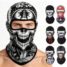 Balaclava Ghost Skull Full Face Mask Windproof Sunscreen Cycling Tactical Hood