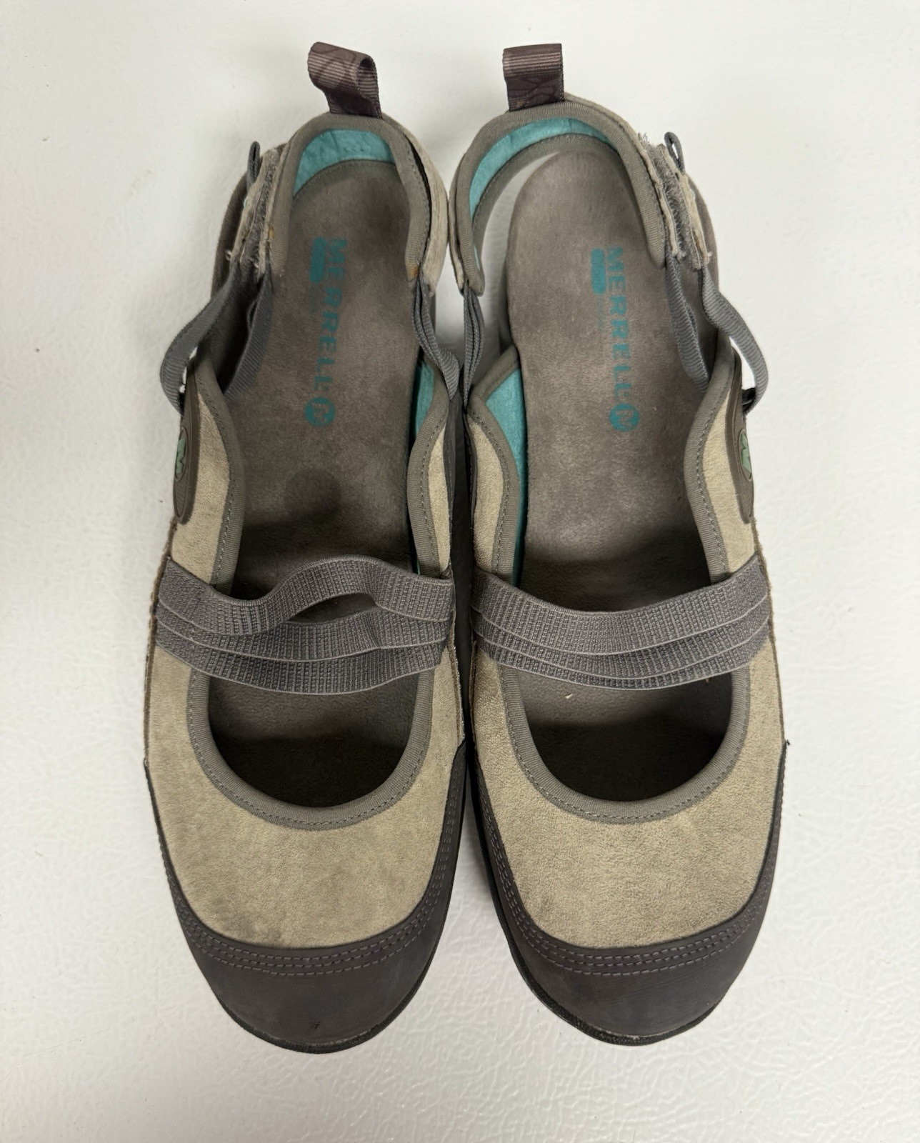 Merrell Mimosa Mary Janes Drizzle grigio scarpe comode escursionismo donna 10 5 J57502