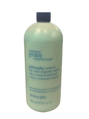 Philosophy Summer Grace Waterfront Escape Hydrating Shower Gel 32 oz Sealed