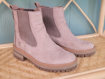 Timberland Women s Courmayeur Valley Leather Chelsea Ankle Boots 7.5 