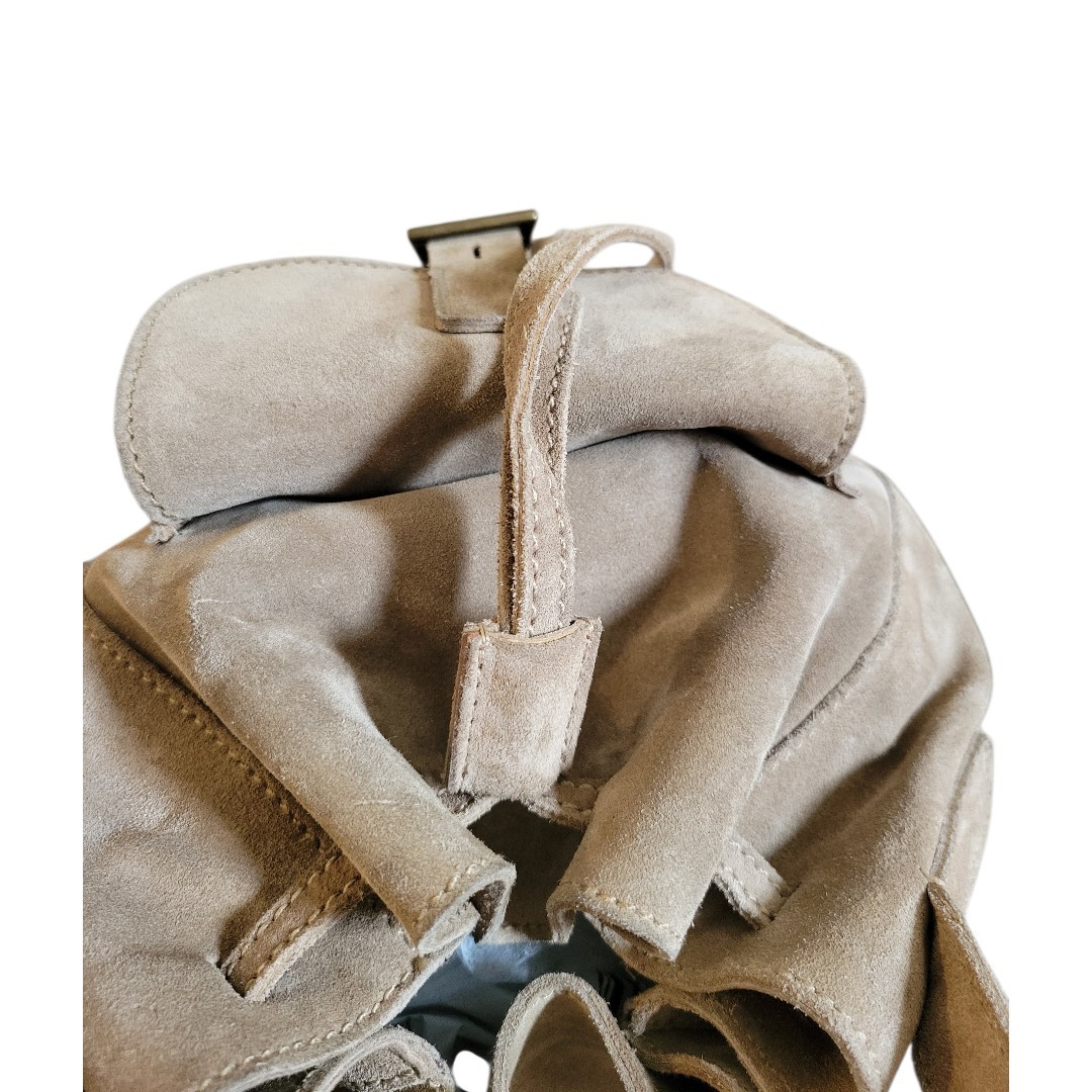 PRADA Shoulder Bag Suede Beige Auth 162513 thumbnail 20