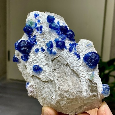 166G Natural ''BlueBerry''Fluorite Cluster Crystal Mineral Specimen/Inner Mongolia