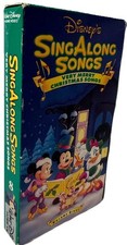 Disney Sing Along Songs Very Merry Christmas VHS Mickey Tested