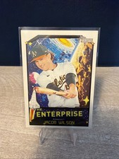 2026 Topps Heritage Jacob Wilson The Enterprise #TE-JW Oakland Athletics