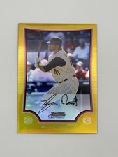 Ryan Doumit 2009 Bowman Chrome Gold Refractor /50 Pirates #81
