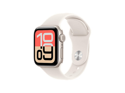 APPLE Watch SE 3 Cellular 40, 2025 Smartwatch Aluminium Fluorelastomer