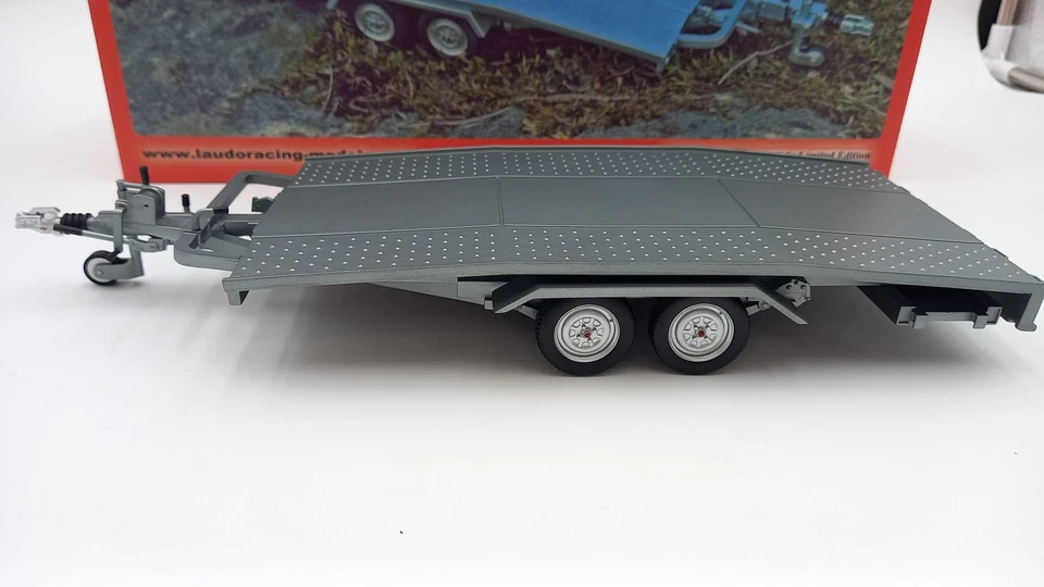  LM111A Laudoracing trailer Ellebi LBA 1950 1/18 - Immagine 4 di 4