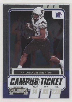 2021 Panini Contenders Draft Picks Campus Ticket Antonio Gibson #55 2qw