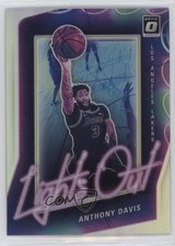 2020-21 Panini Donruss Optic Lights Out Holo Prizm Anthony Davis #14 15ej