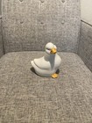 Ceramic Duck Figurine Collectible White with Yellow Country themed Cottage core — photo 6