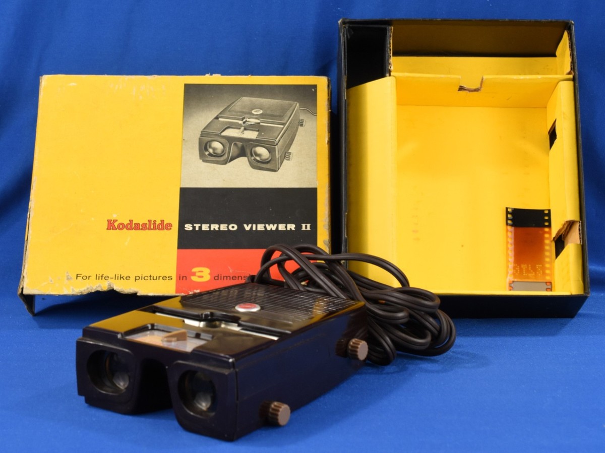 Vintage 1950s Kodak Kodaslide Stereo Viewer II W/Box - Collectible