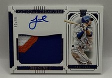 2019 National Treasures Patch Auto Jeff McNeil RC #/99