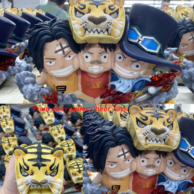 Year of Tiger WASP Studio 1/3 One Piece Portgas·D· Ace ＆ Sabo ＆ Monkey D. Luffy