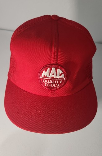 Vtg Mac Quality Tools Hat Swingster Snapback 80s Cap MADE IN USA Trucker - Picture 2 of 13