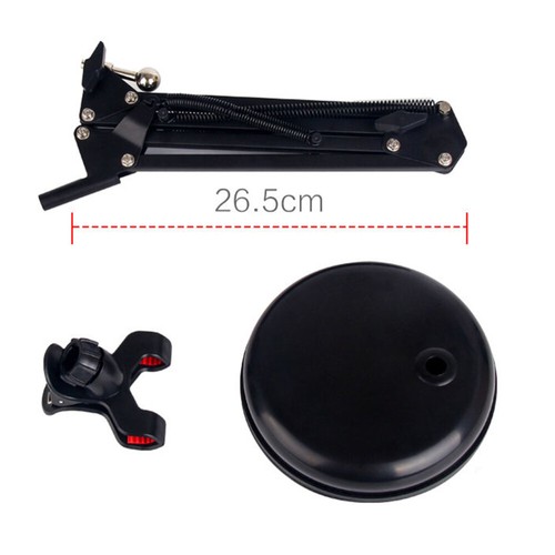 Adjustable Suspension Boom Arm Stand for Mobilephone Microphone (Black) - Zdjęcie 2 z 7
