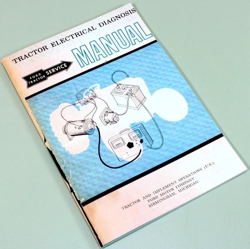 Ford Tractor Electrical Diagnosis Service Repair Manual Technical Shop Book - product listing photo