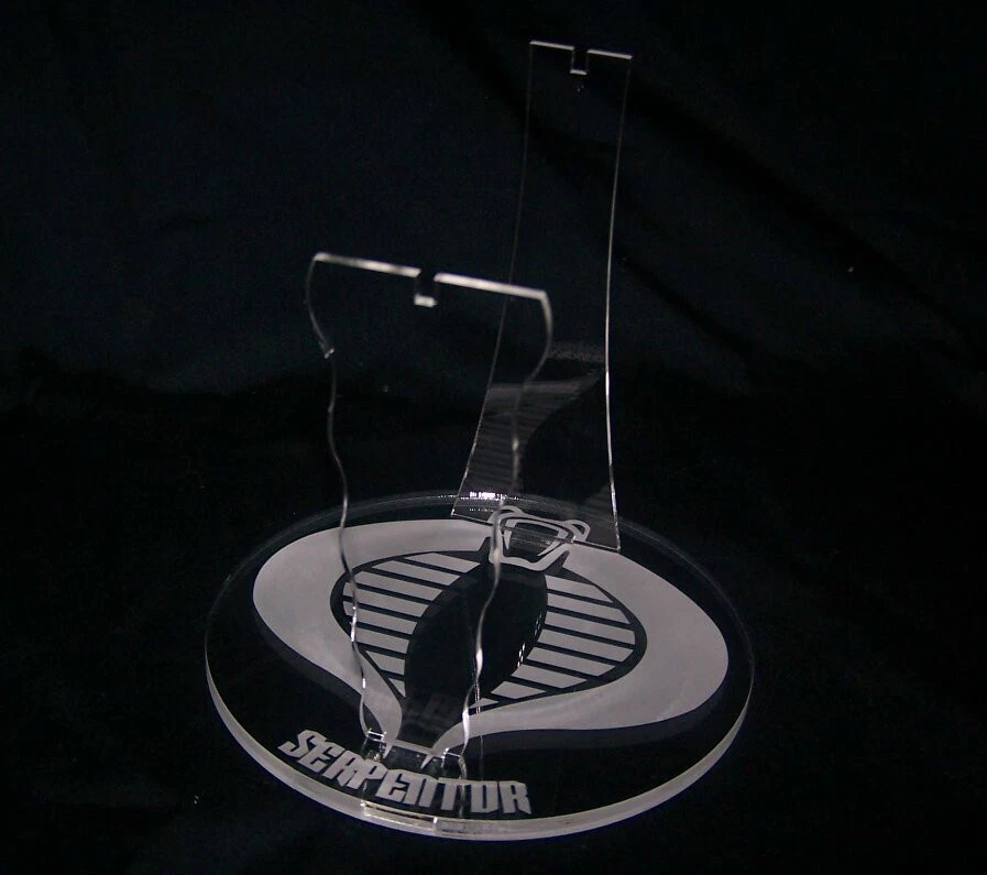 acrylic display stand for the GI Joe Classified series 6" Serpentor Air Chariot - Image 3 of 4