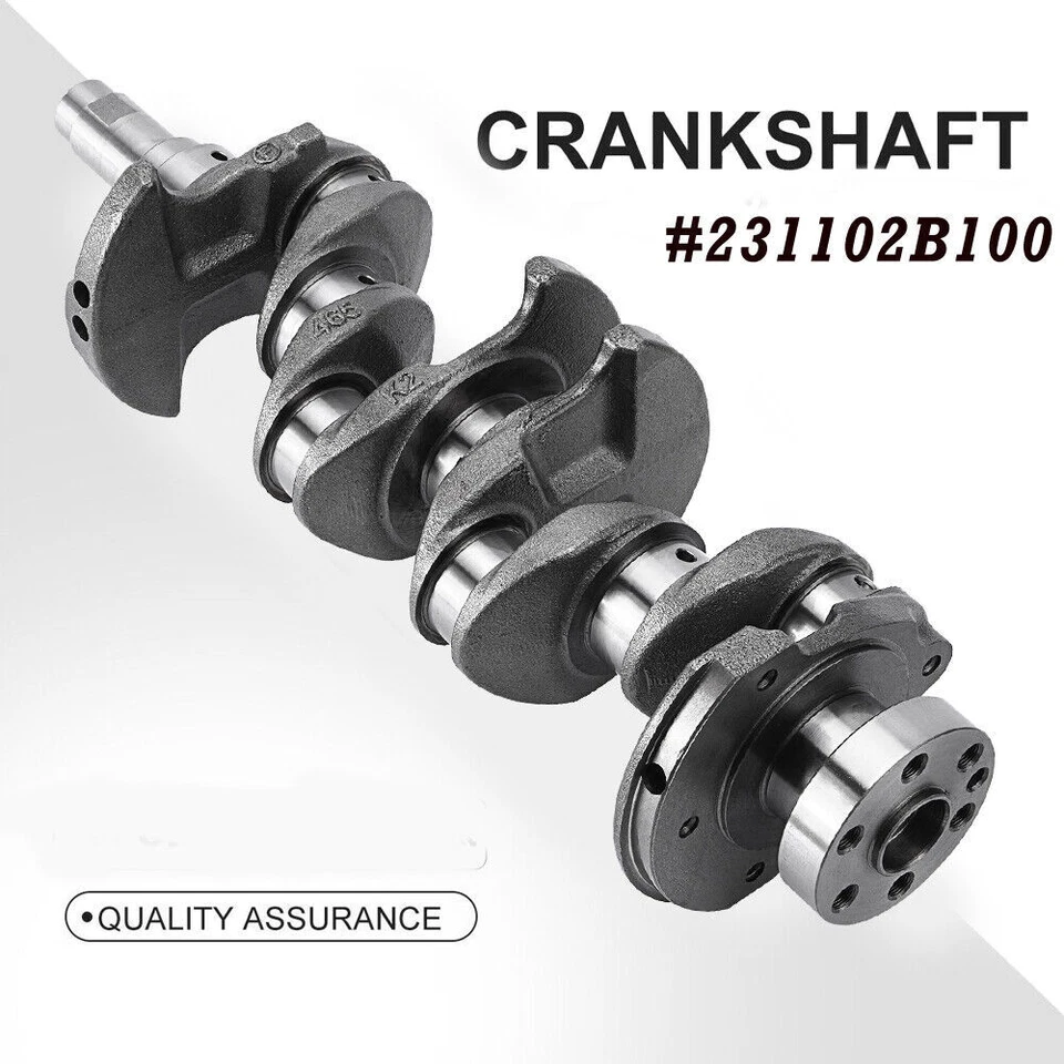 Crankshaft Assy 231102B100 for Hyundai Veloster 2011-2016 Kia Soul Rio 2012-2019 - Image 3 of 4