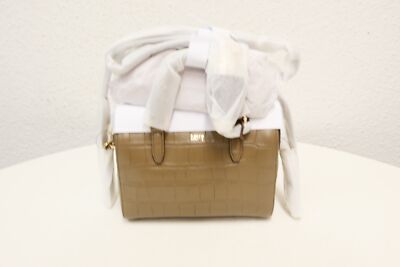 Dkny PAIGE Croc Textured Handheld Bag Neu Rechnung MwSt