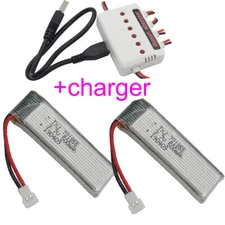 3.7V 500mAh 721855 25C Polymer Li Battery+Charger For U815A U818A U819A RC Drone
